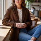 JEATIME CAPPOTTINO PEACOAT MORO