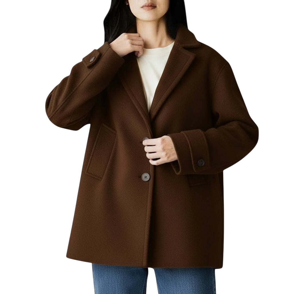 JEATIME CAPPOTTINO PEACOAT MORO