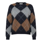 SOUTHLAB PULL ROMBI MOHAIR BLU