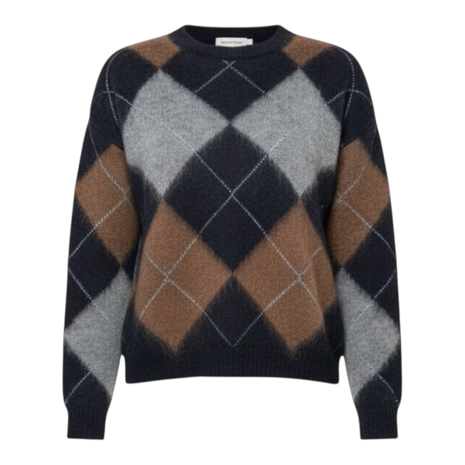 SOUTHLAB PULL ROMBI MOHAIR BLU