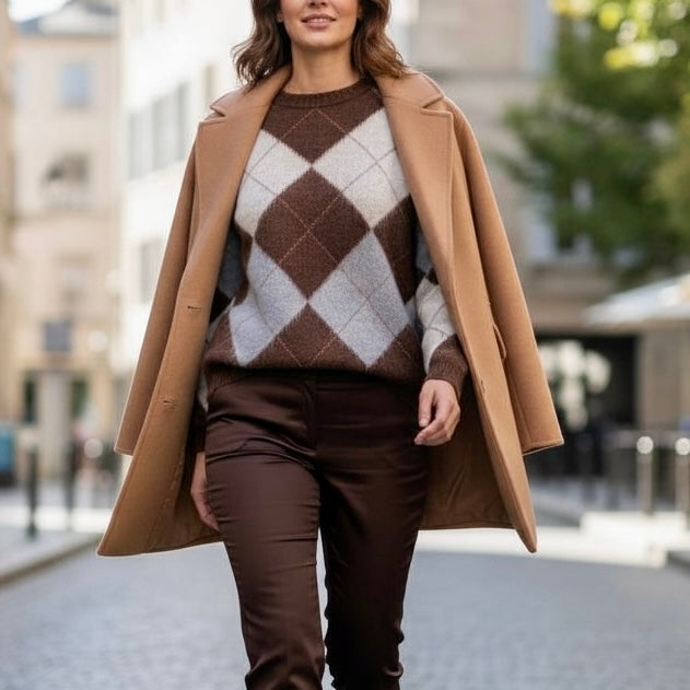 SOUTHLAB PULL ROMBI MOHAIR MORO