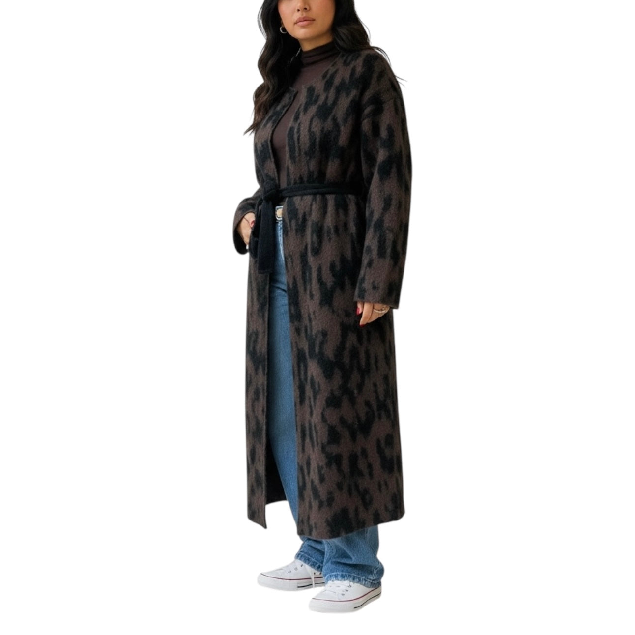 KONTATTO MAXI CARDIGAN MACULA MORO