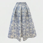 SARTORIA GONNA TOILE BLU