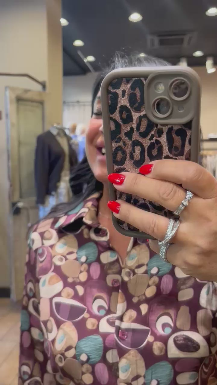 SOUTHLAB CHEMISIER GEMME MAGENTA