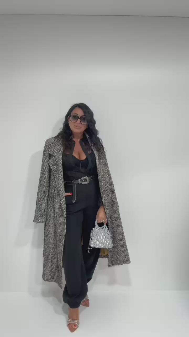 MARYLEY PANTALONE CARGO NERO