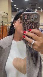 KONTATTO CAPPOTTO BICOLOR BURRO