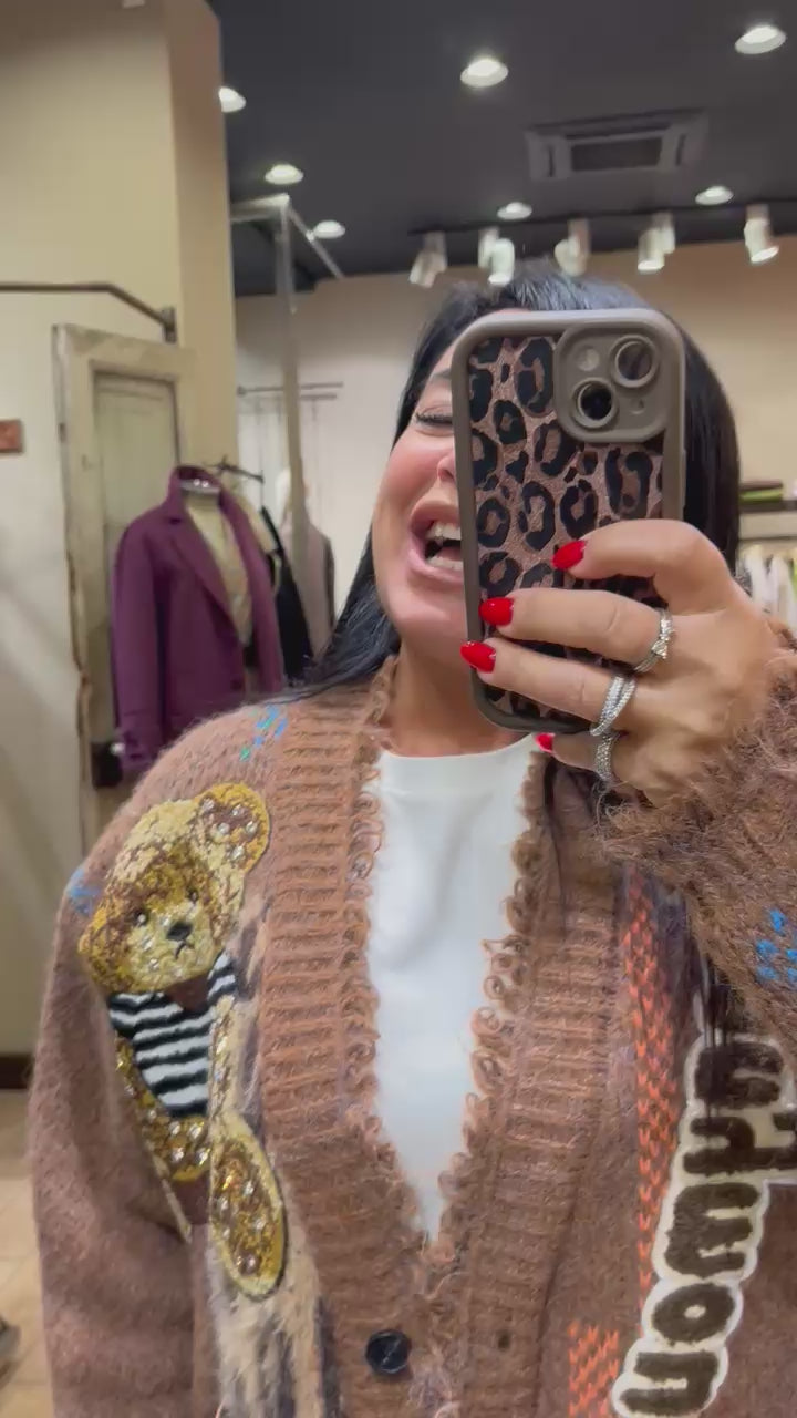 KONTATTO CARDIGAN PATCH